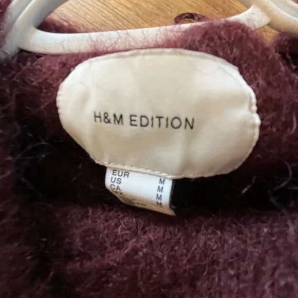 H&M Deep Red Crew Neck Sweater - Picture 3 of 3